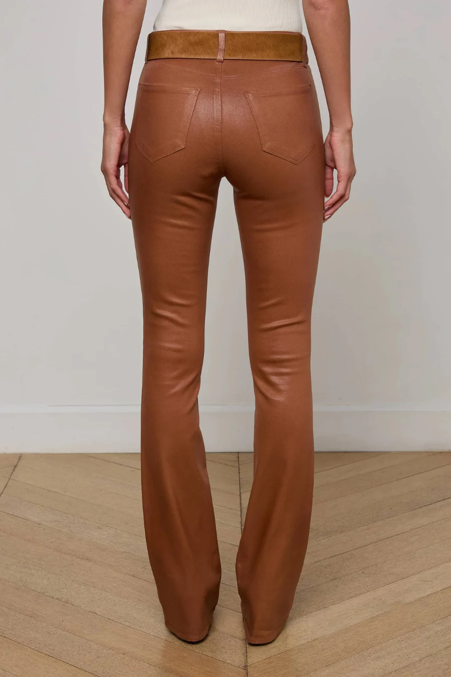 Selma Bootcut Jean Cognac Coated - Image 3