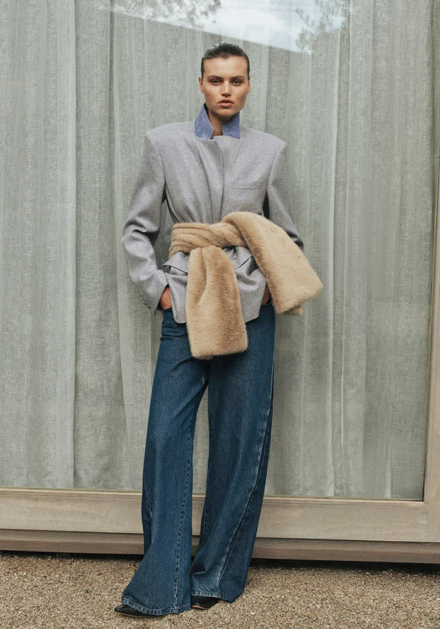 Sensation Wool Blazer Portrait Blue - Image 6