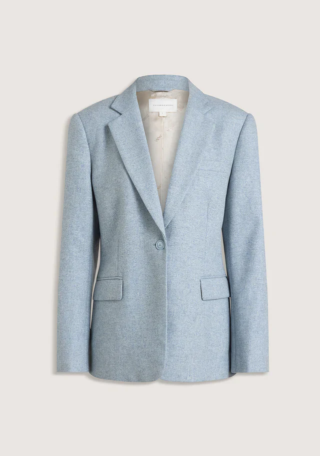 Sensation Wool Blazer Portrait Blue - Image 7