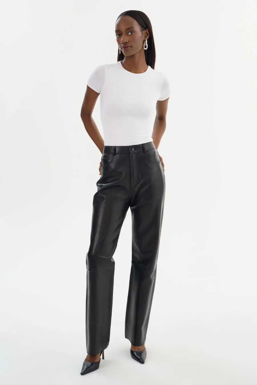 Shannon Leather Pant Black - Image 2