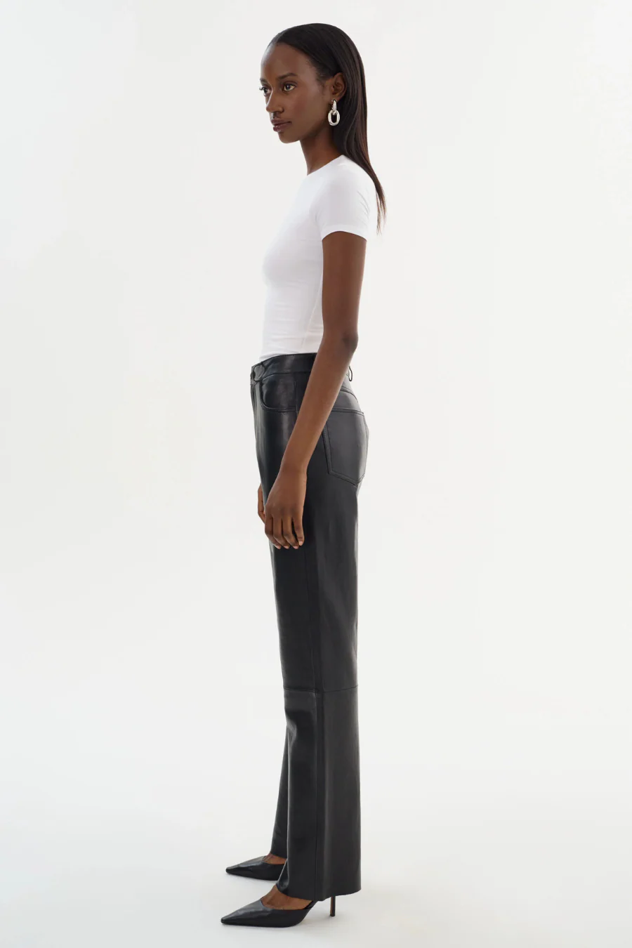 Shannon Leather Pant Black - Image 4