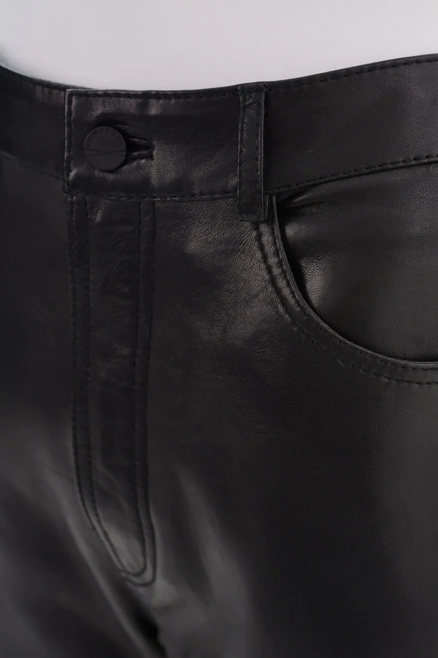 Shannon Leather Pant Black - Image 5