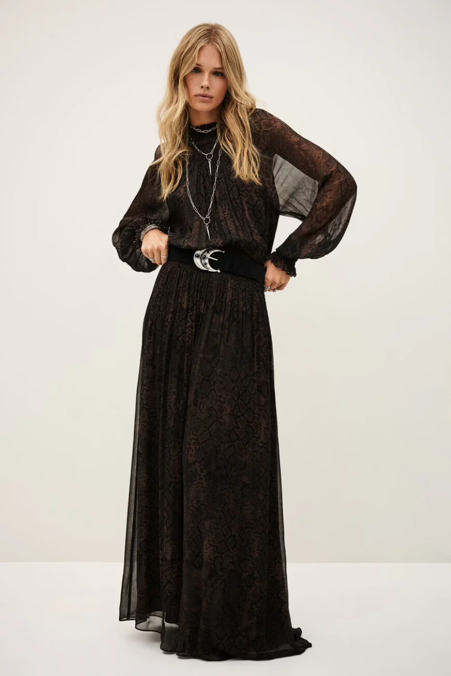 Smoky Dress Brown