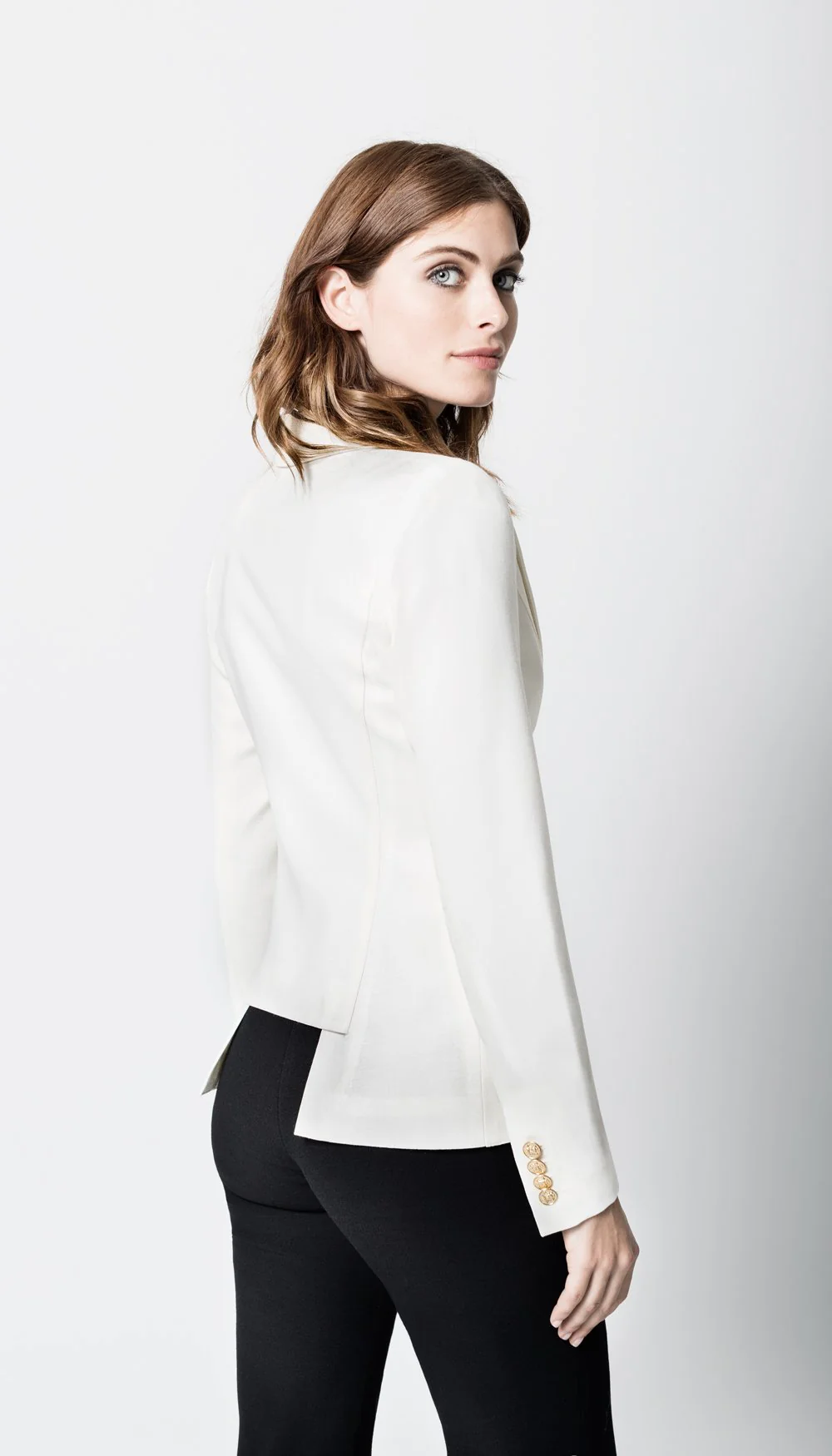 Classic Duchess Blazer Ivory - Image 4