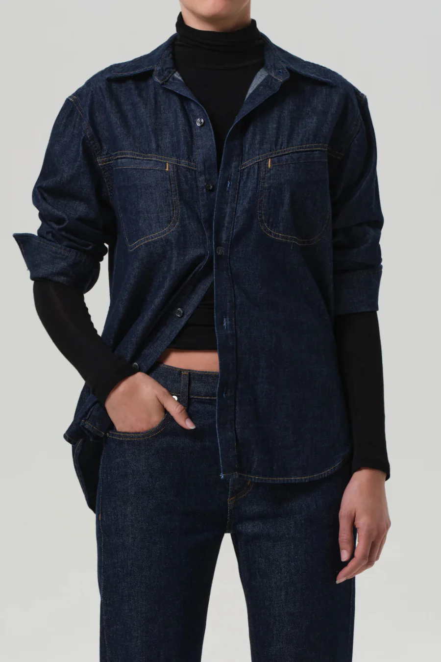 Solene Denim Shirt Piave - Image 3