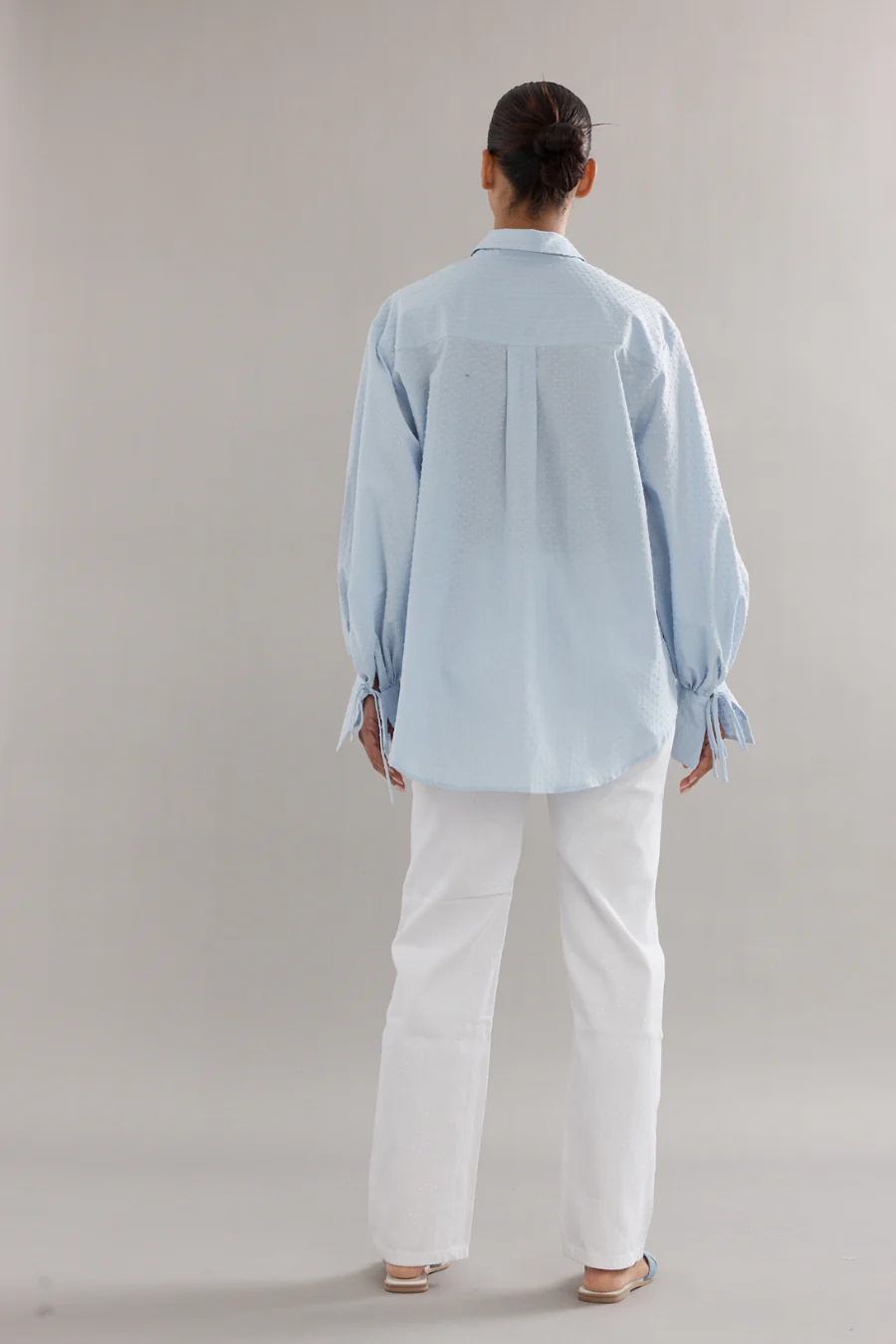 Sonny Shirt Blue Cotton - Image 3
