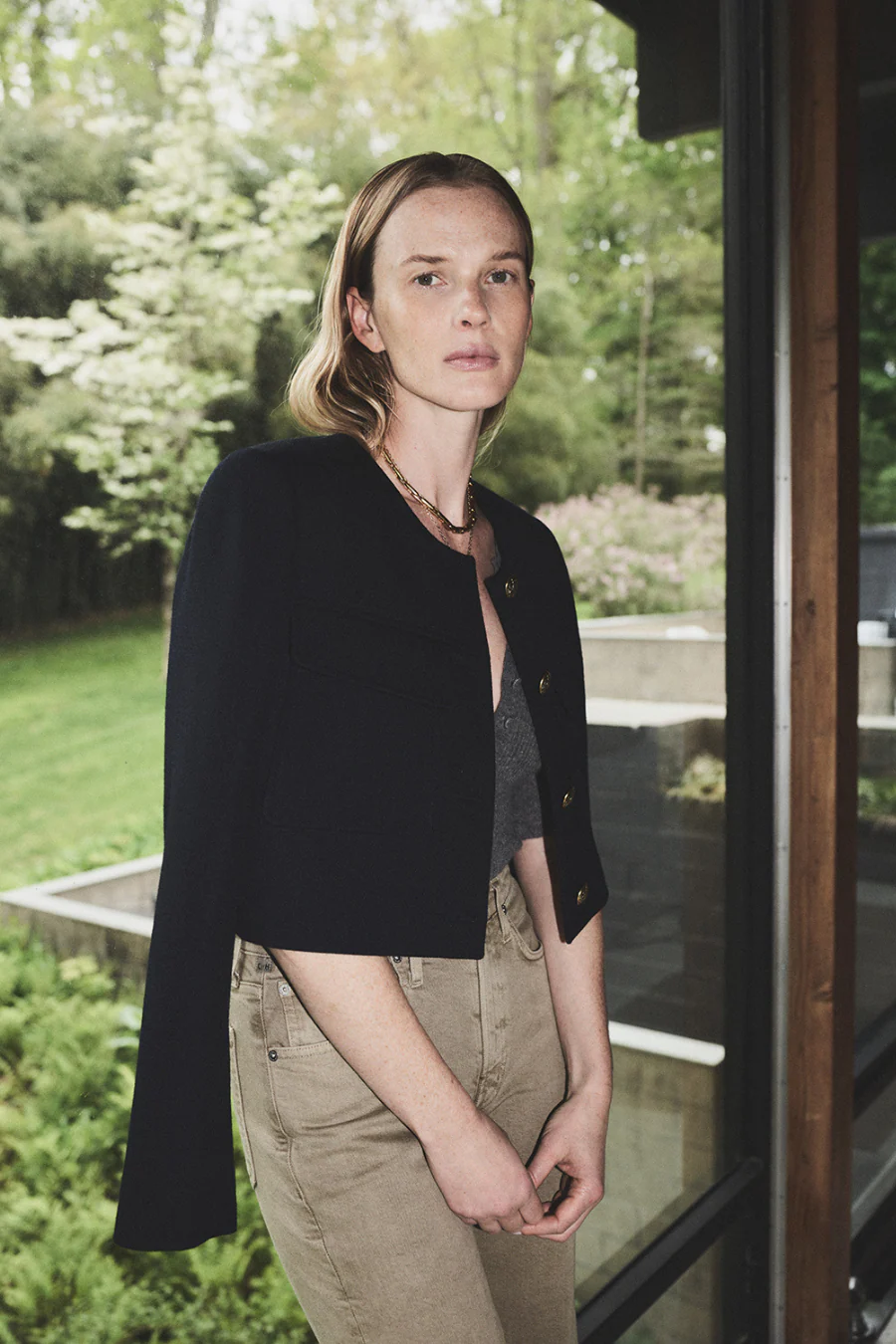 Sophia Jacket Navy - Image 4