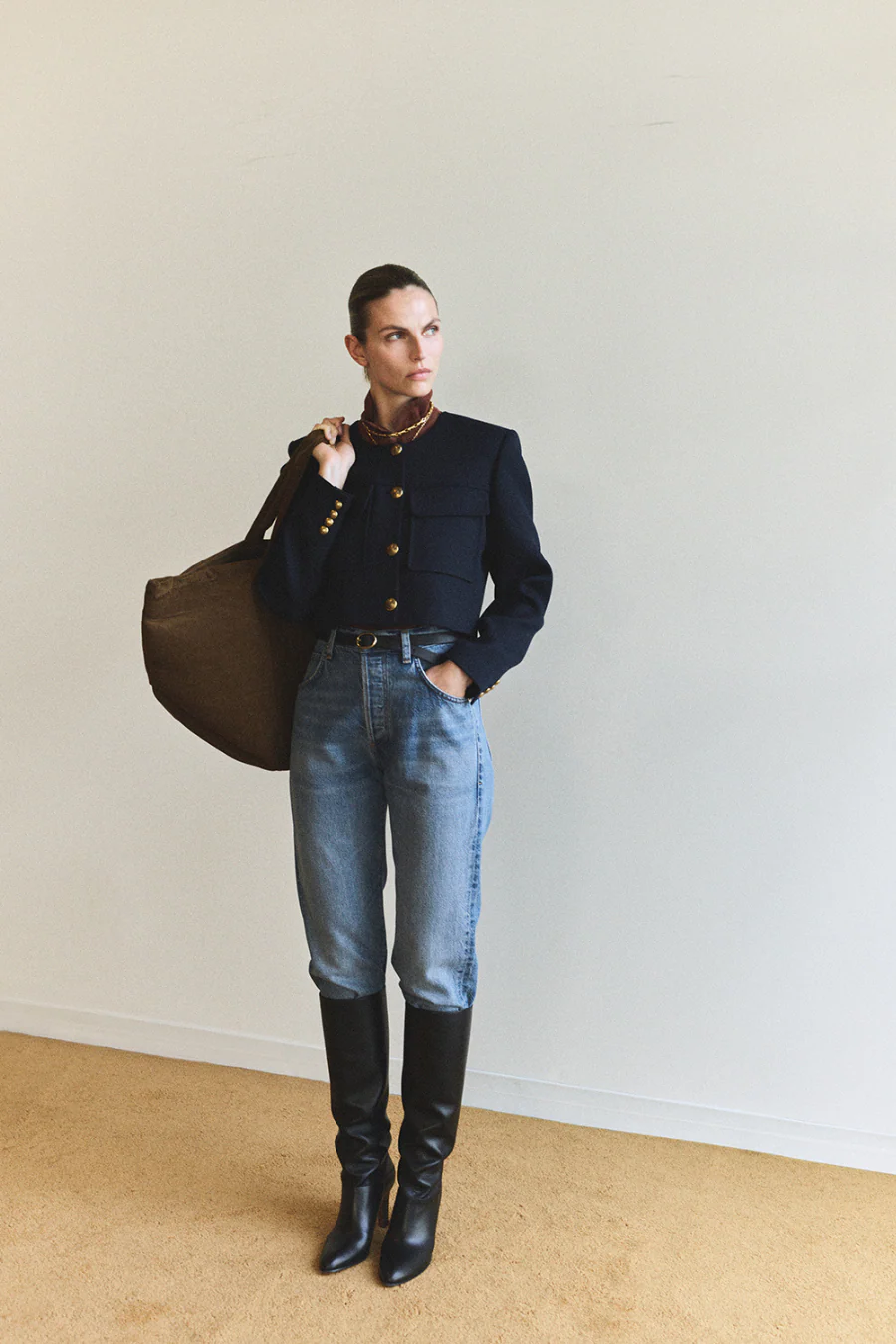 Sophia Jacket Navy - Image 5