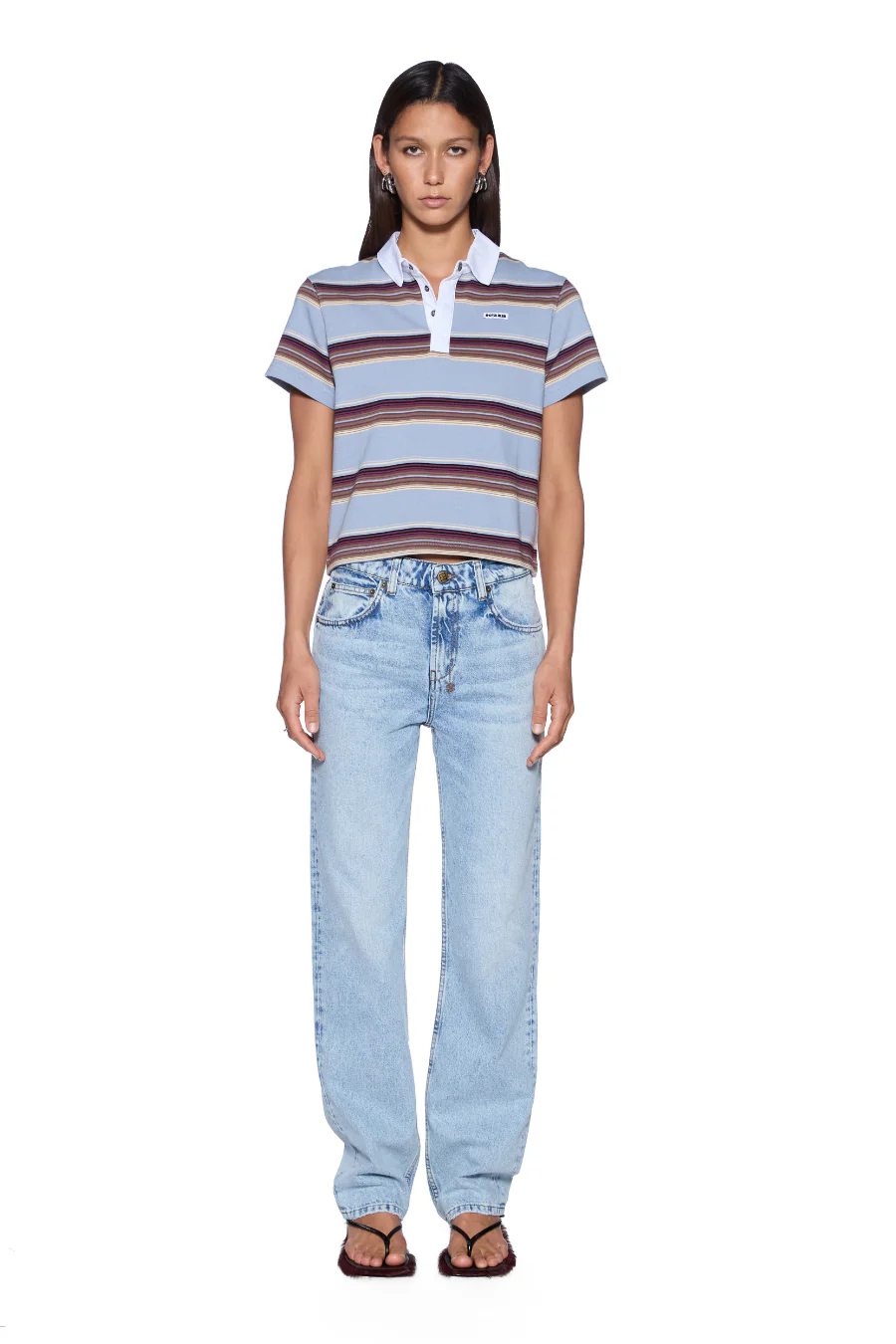 Sott Shrunken Polo Multi Stripe - Image 3
