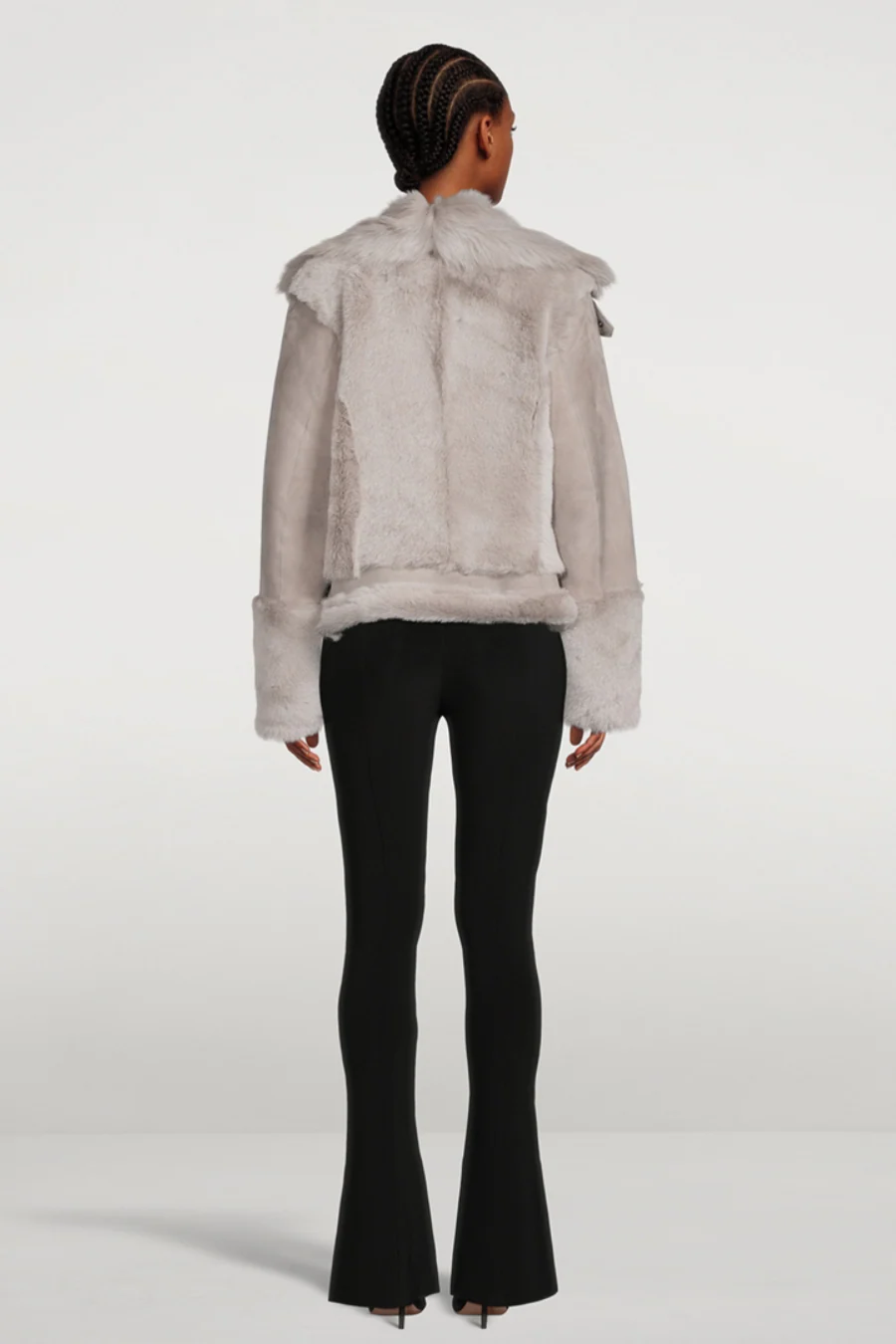 Soul Shearling Jacket Smoked Quartz - Image 3