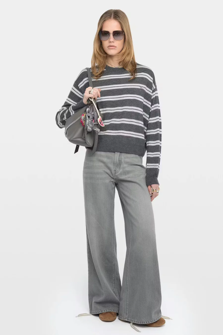 Swapy Cashmere Sweater Anthracite