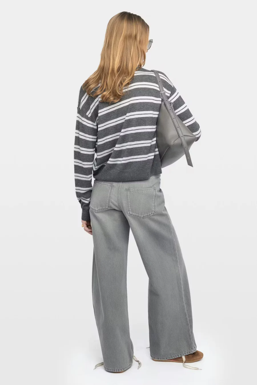Swapy Cashmere Sweater Anthracite - Image 2