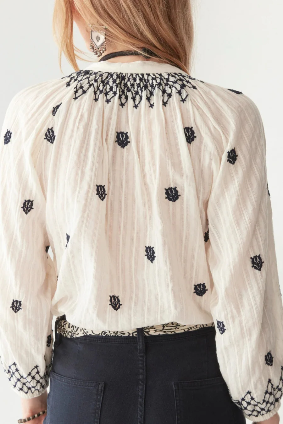 Sybille Blouse Blue Lagoon - Image 2