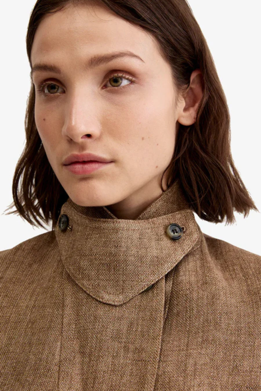 Tailored Boyfriend Blazer Burlap - Image 5