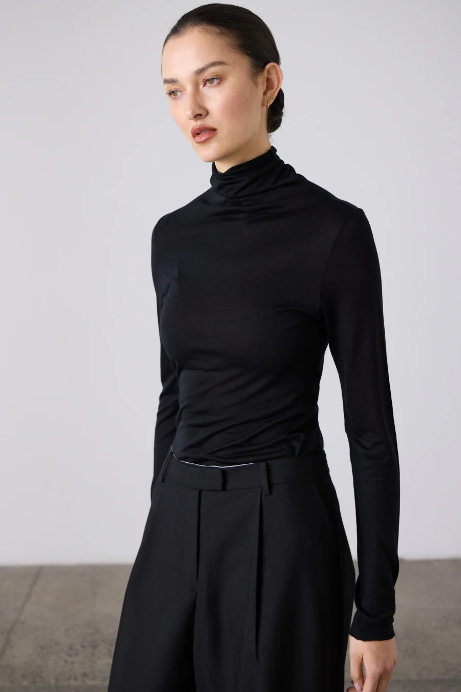 Tencel Polo Black - Image 3