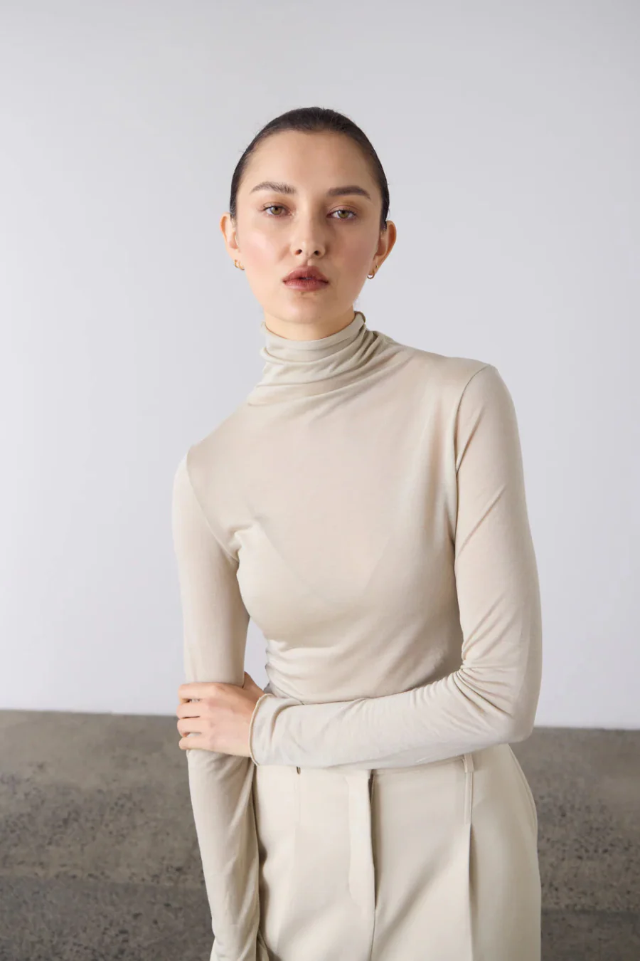 Tencel Polo Pale Sage - Image 3