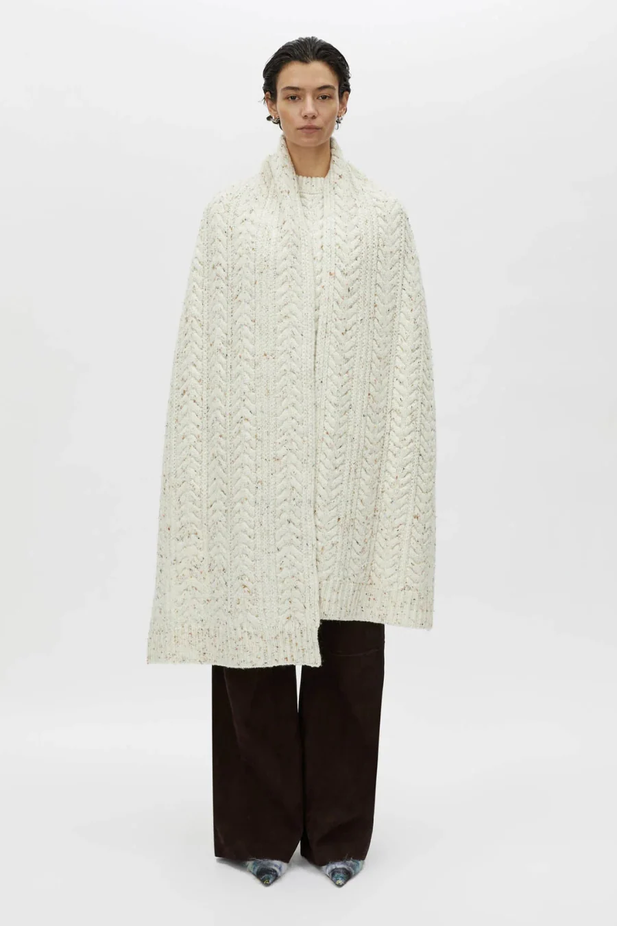 Terrazzo Scarf Cream Fleck - Image 2
