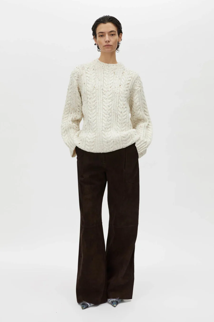 Terrazzo Sweater Cream Fleck