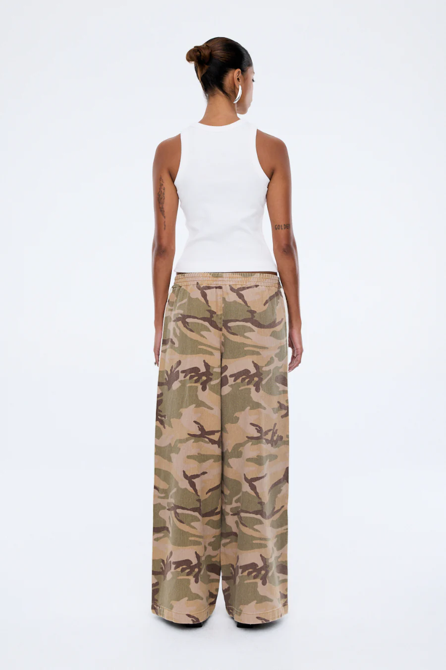Tessa Wide Leg Pant Desert Camo - Image 3
