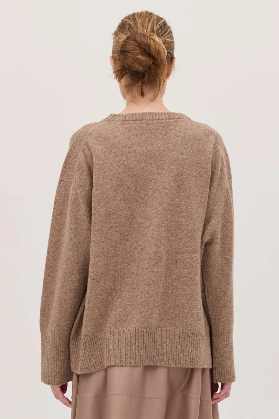 The Classic Crew Jumper Sepia - Image 2