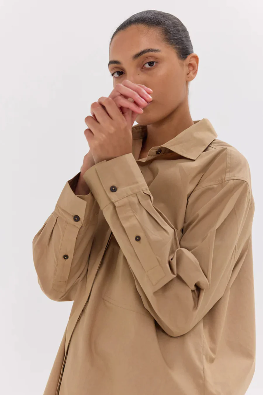 The Classic Pocket Shirt Italian Wheat - Image 5