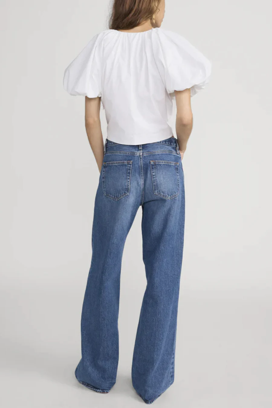 The Dramatic Sleeve Blouse White - Image 2