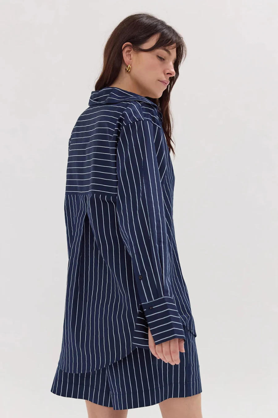 The Dropped Yolk Shirt | Navy & White - Image 2
