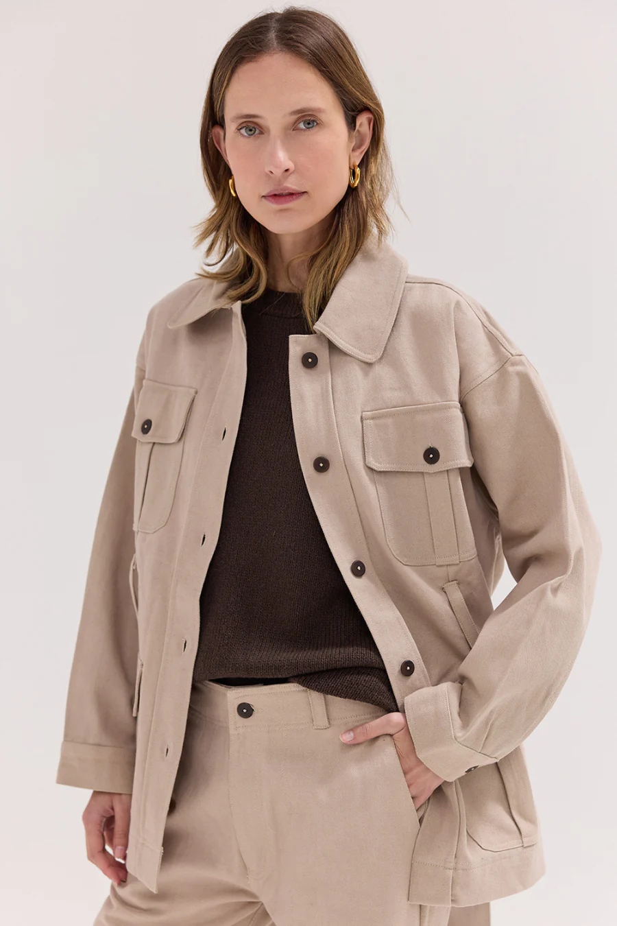 The Element Jacket Limestone - Image 4