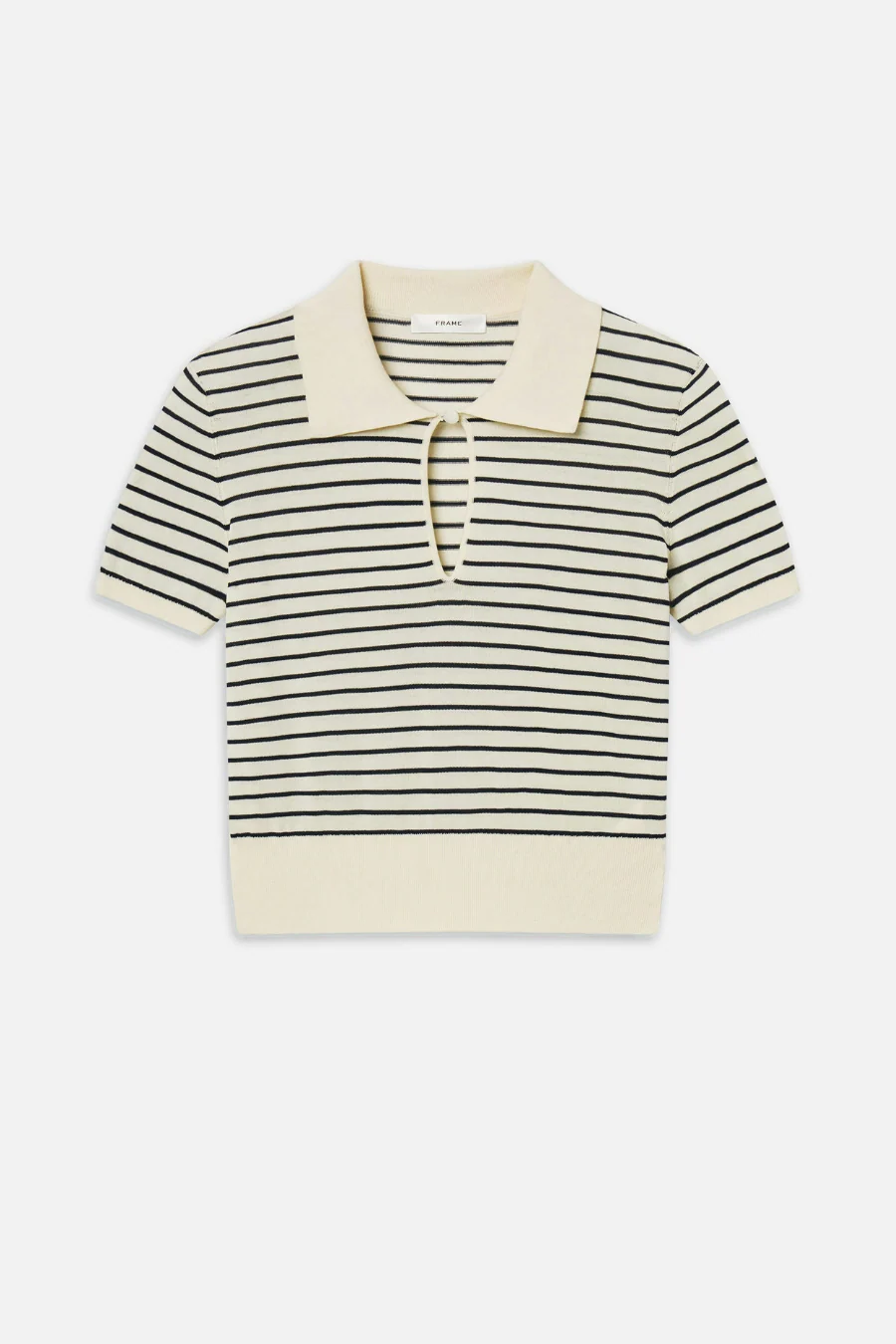 The Keyhole Polo Cream Multi - Image 3