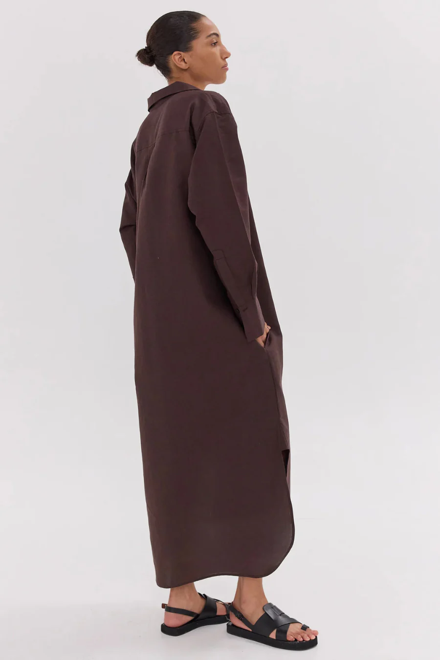 The Shirt Dress Brazil Nut - Image 2