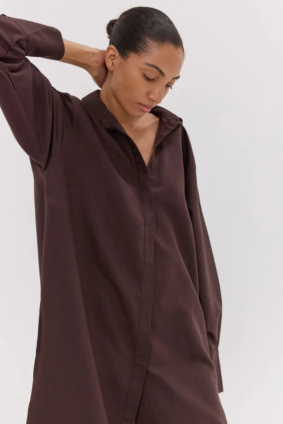 The Shirt Dress Brazil Nut - Image 3