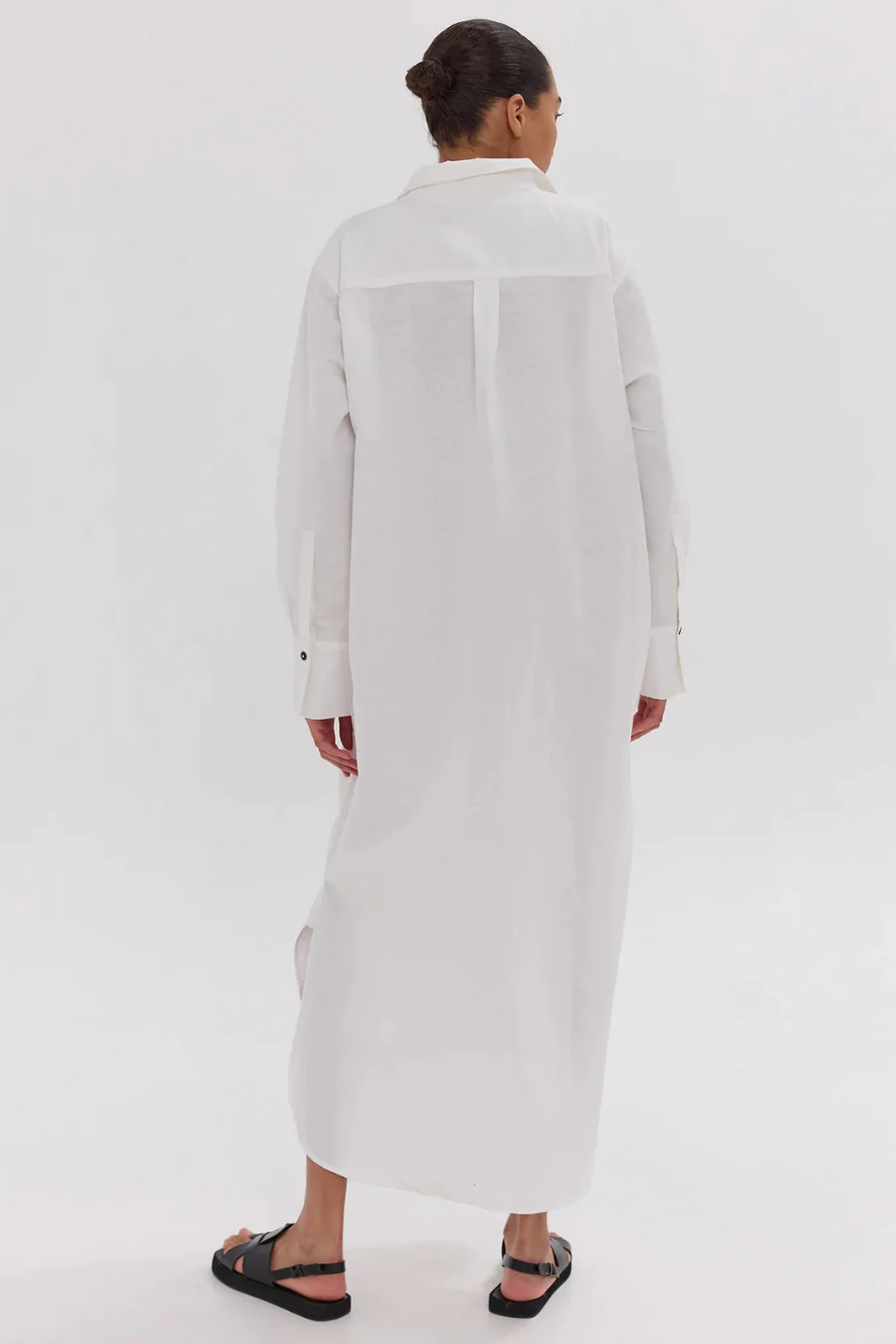 The Shirt Dress White - Image 2