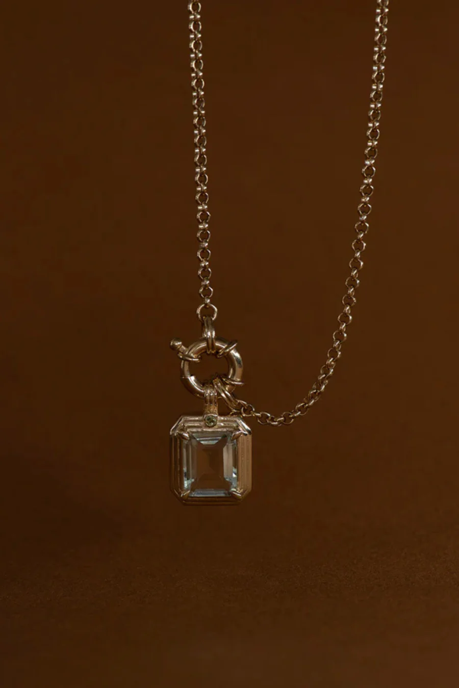 Thea Charm Gold Green Amethyst - Image 4