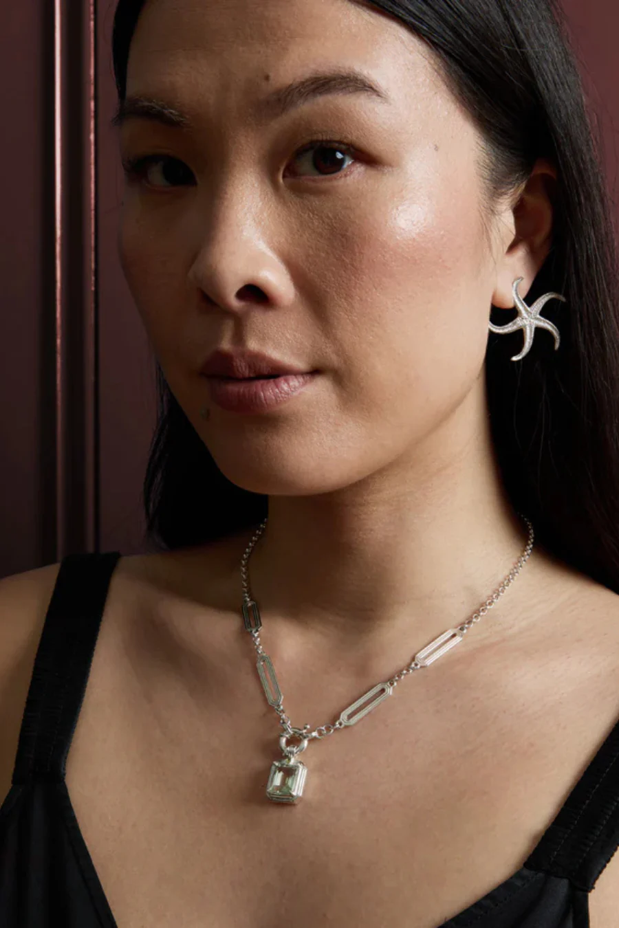 Thea Charm Silver Green Amethyst - Image 2