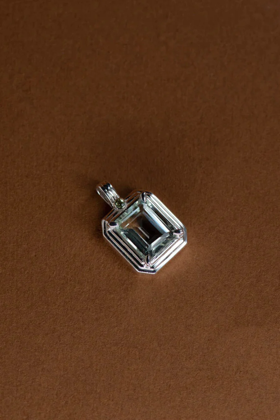 Thea Charm Silver Green Amethyst - Image 3