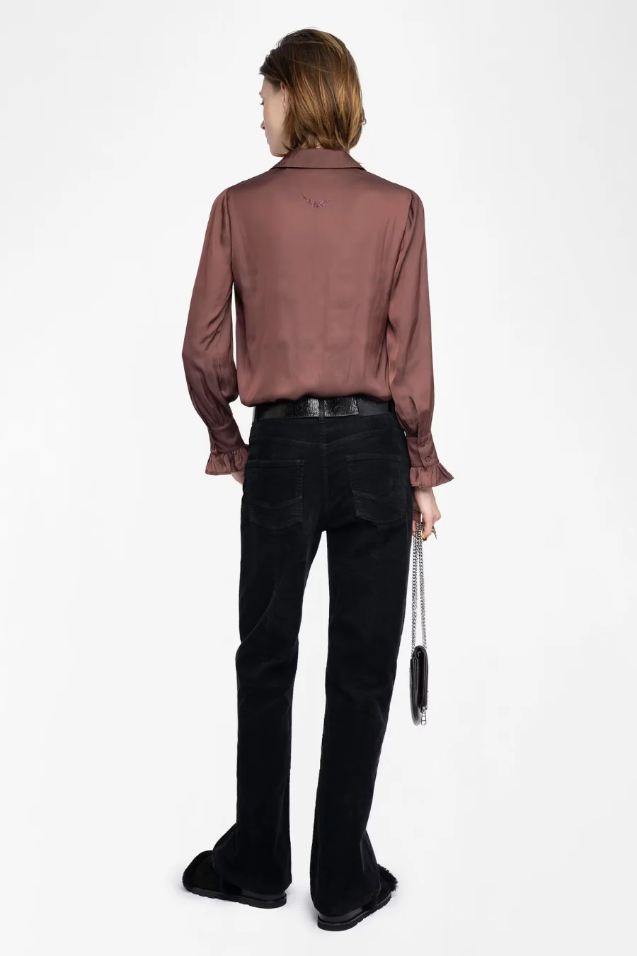 Thely Shirt Burgundy - Image 2