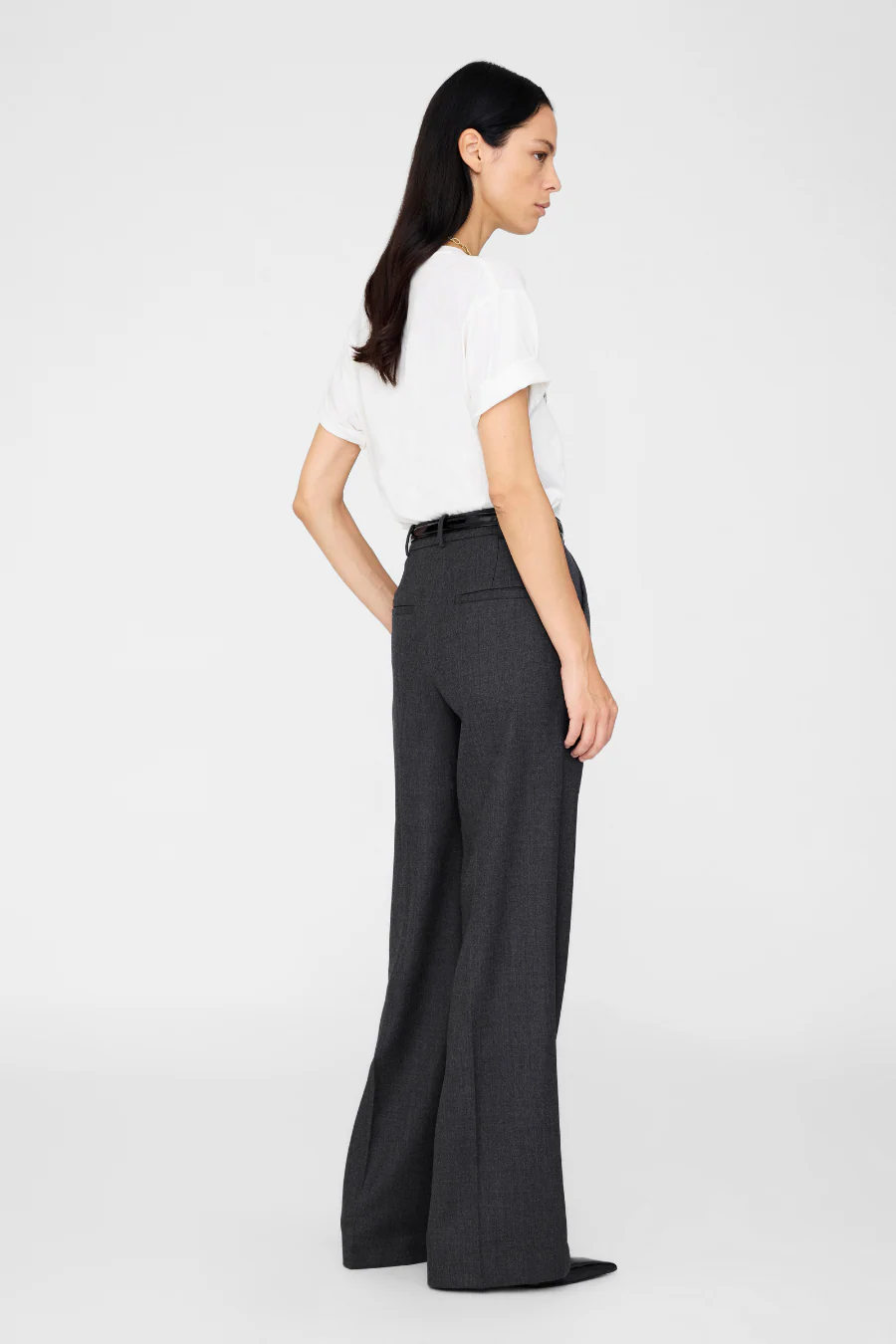 Trent Trouser Dark Heather Grey - Image 3