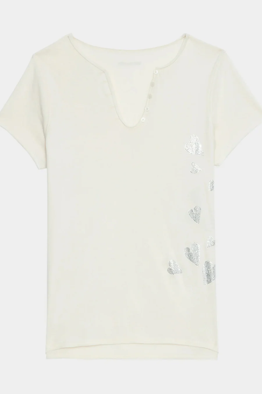 Tunisien Hearts T-shirt Ecru - Image 3