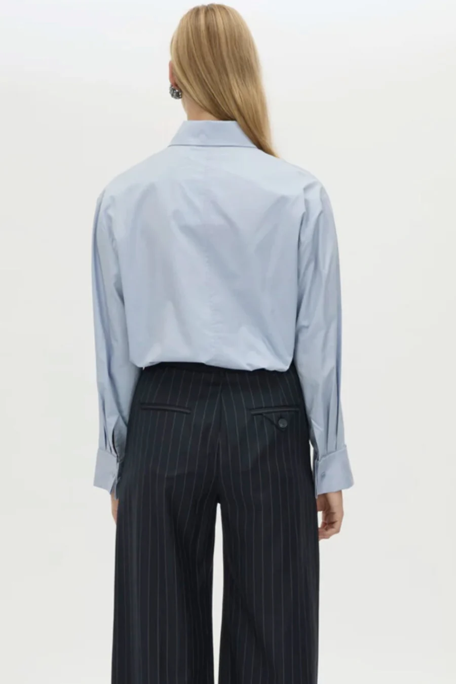 Tyler Long Sleeve Shirt Sky Blue - Image 2