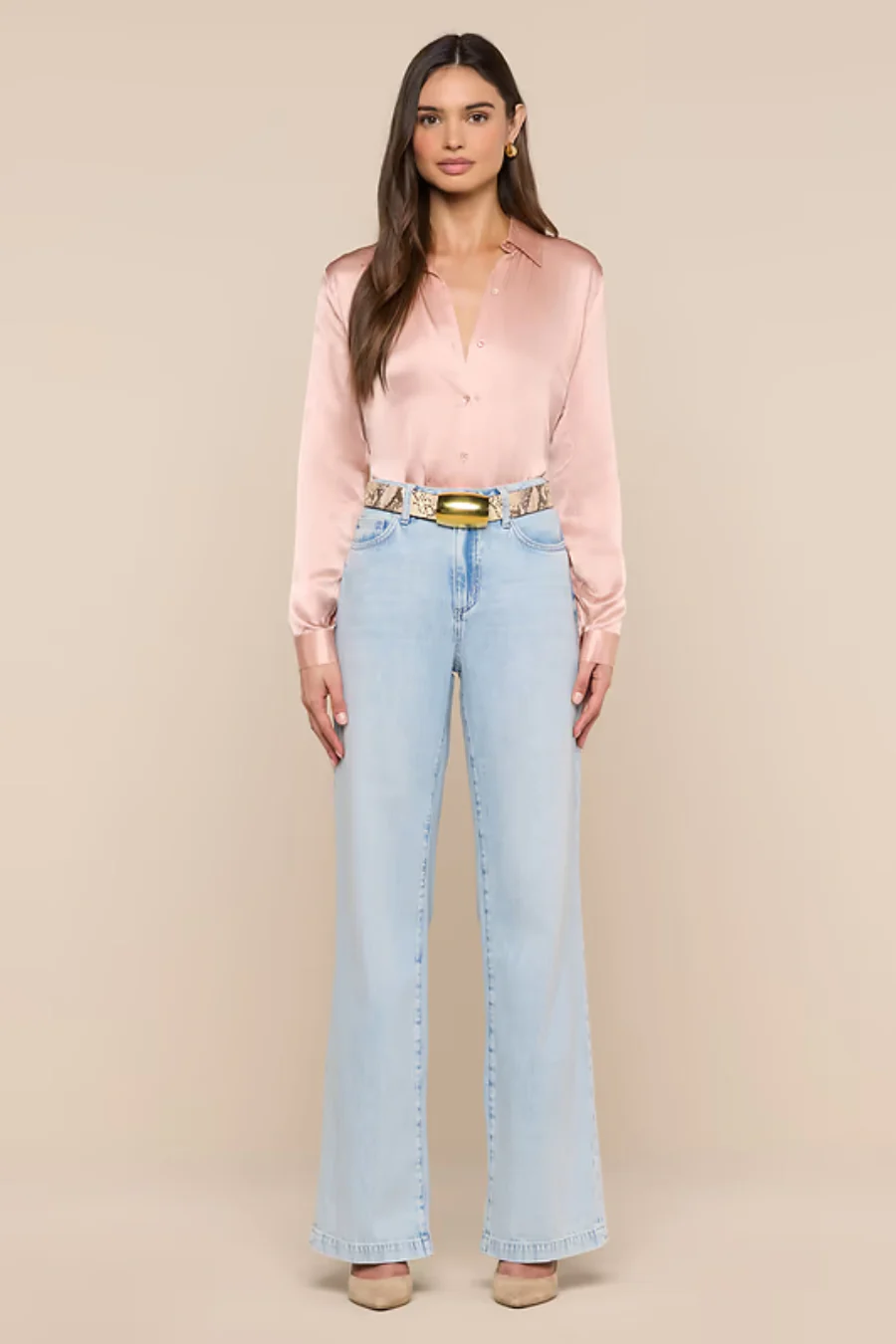 Tyler Silk Blouse Misty Rose