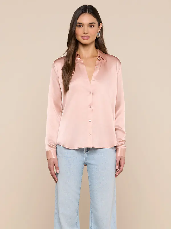 Tyler Silk Blouse Misty Rose - Image 5