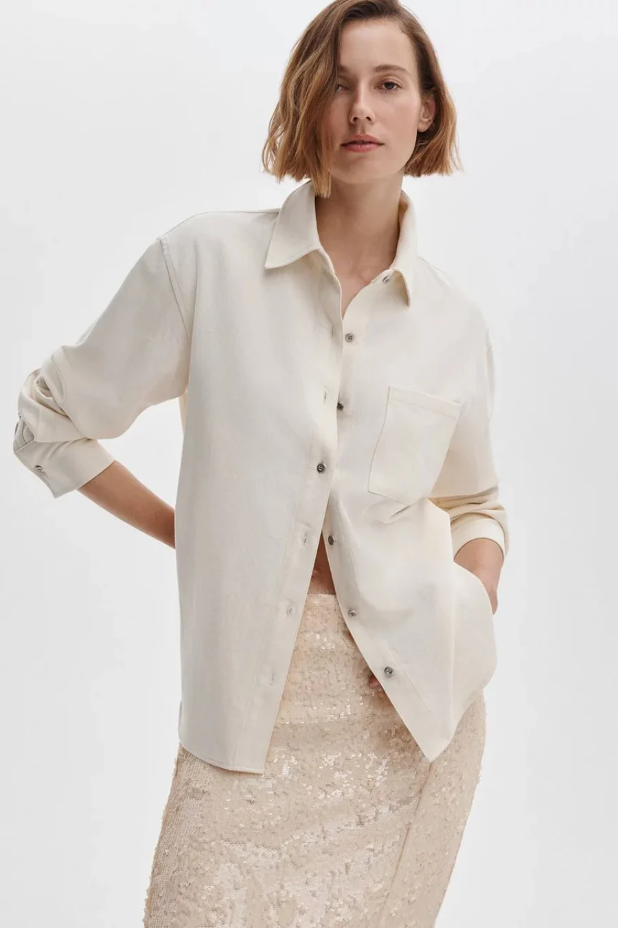 Ultra Featherweight Connie Shirt Ecru