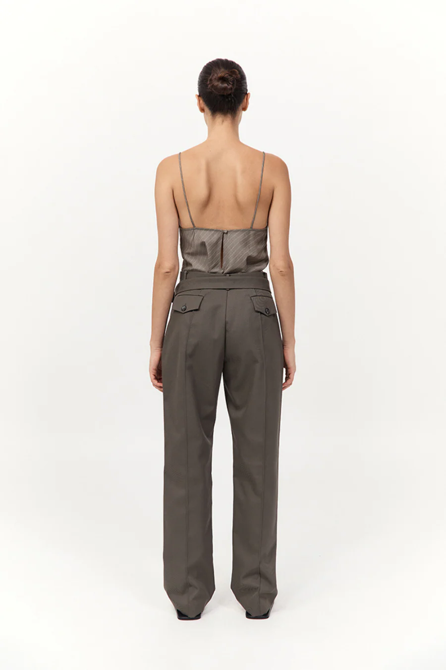 Utility Pocket Pants Khaki - Image 2