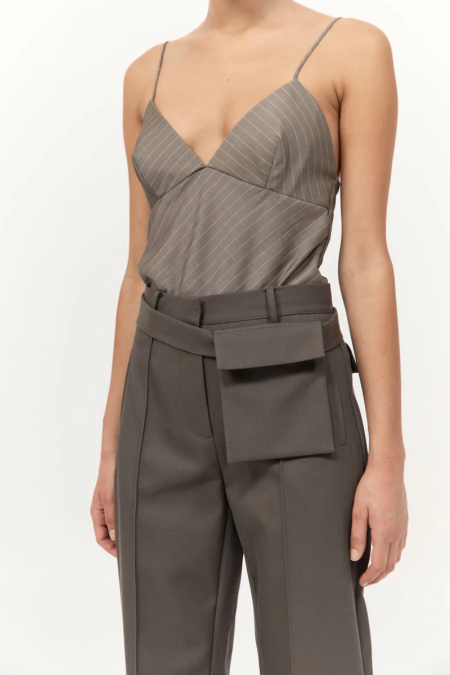 Utility Pocket Pants Khaki - Image 3