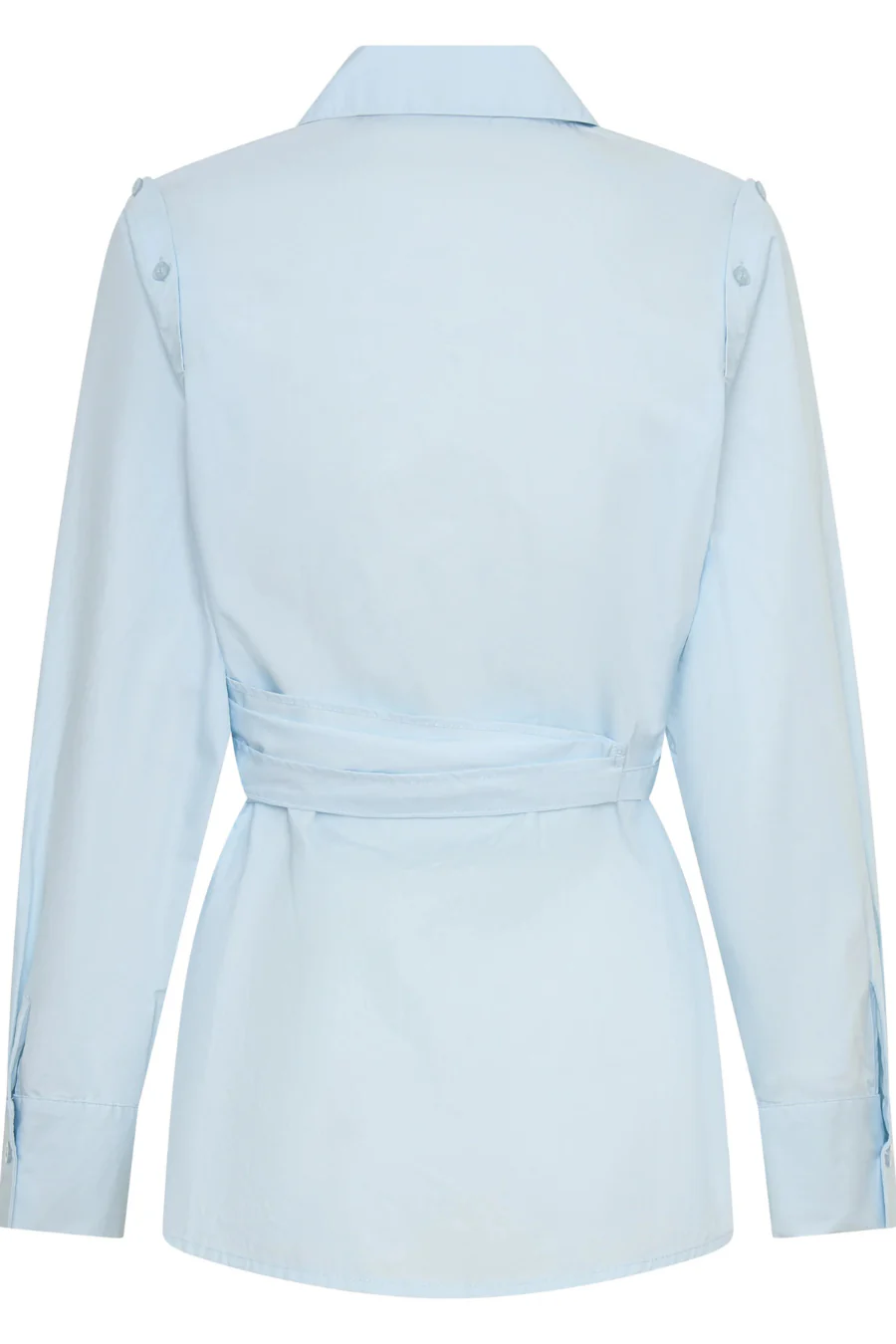 Vacanza Wrap Shirt Blue - Image 3