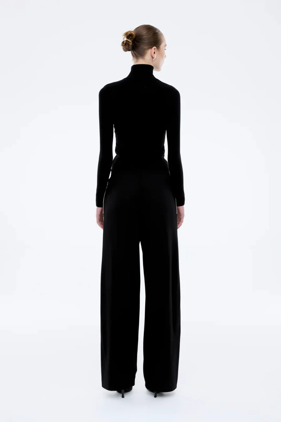 Valentina Stripe Pant Black/ Off White - Image 2