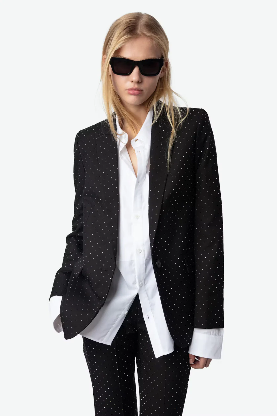 Valse Rhinestone Blazer Black - Image 3