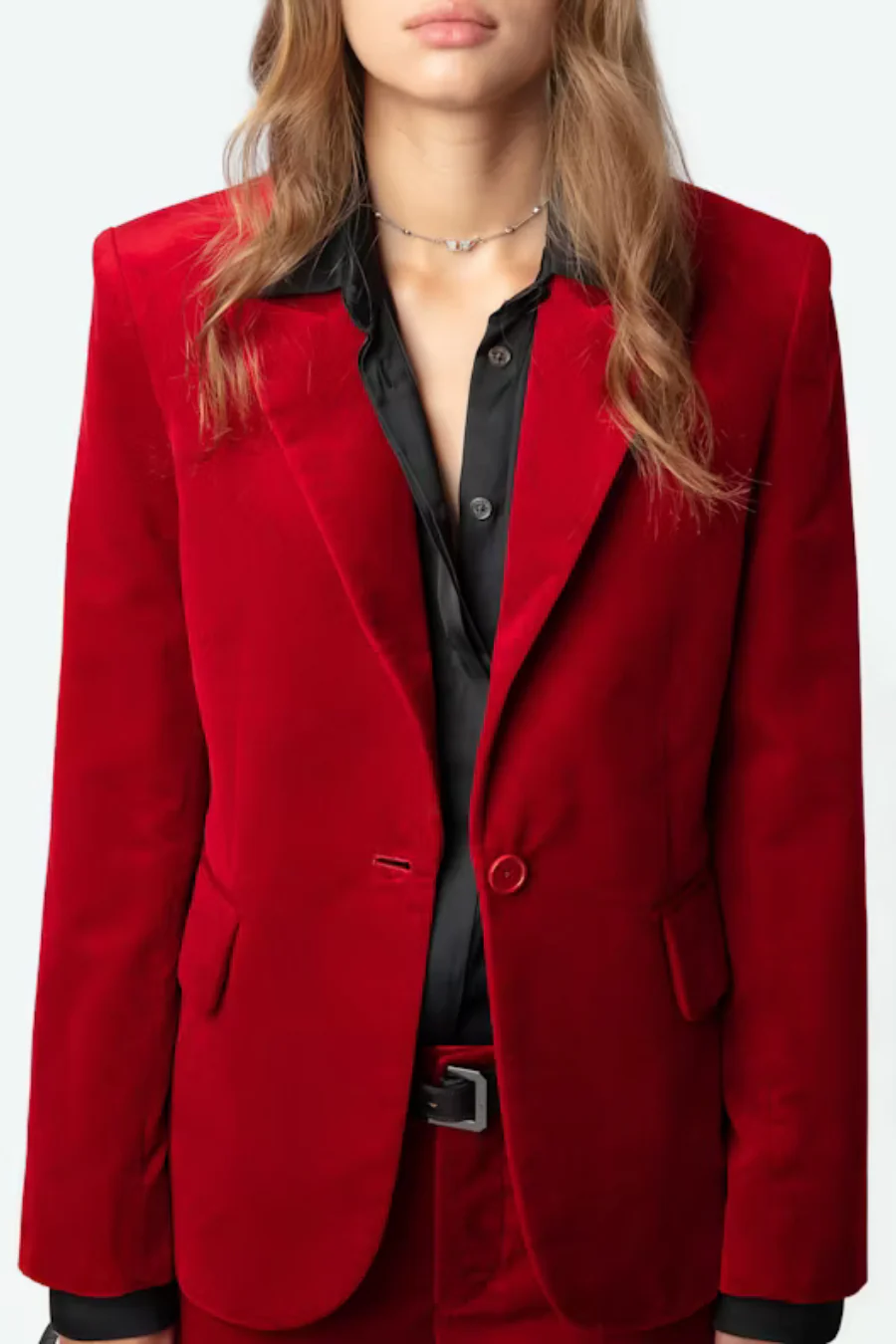 Vavy Velvet Blazer - Image 3