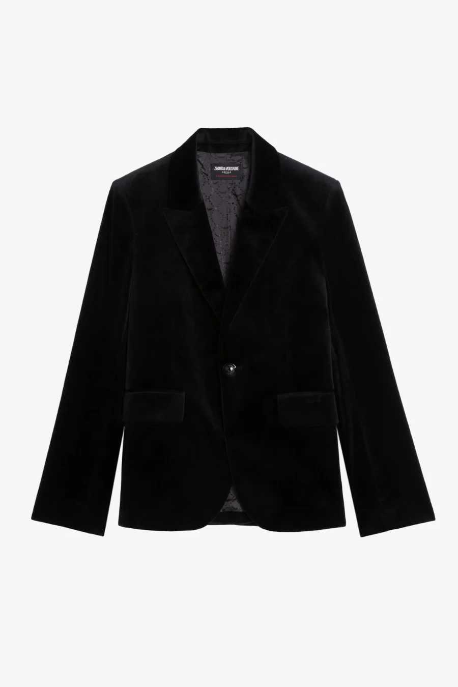 Vavy Velvet Blazer Black - Image 4