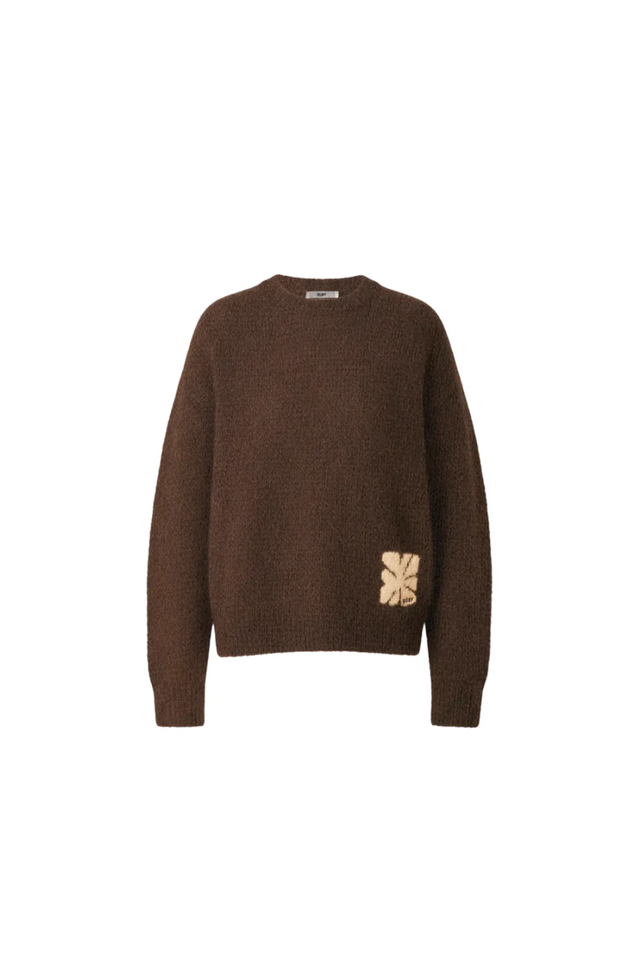 Velma Sweater Cocoa Flowers - Image 6